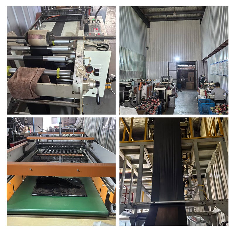 Garbage Bag Commercial Extra Large Black Thickeneded El Property Sanitation Flat Mouth Household Kitchen Plastic Bag - Image 5